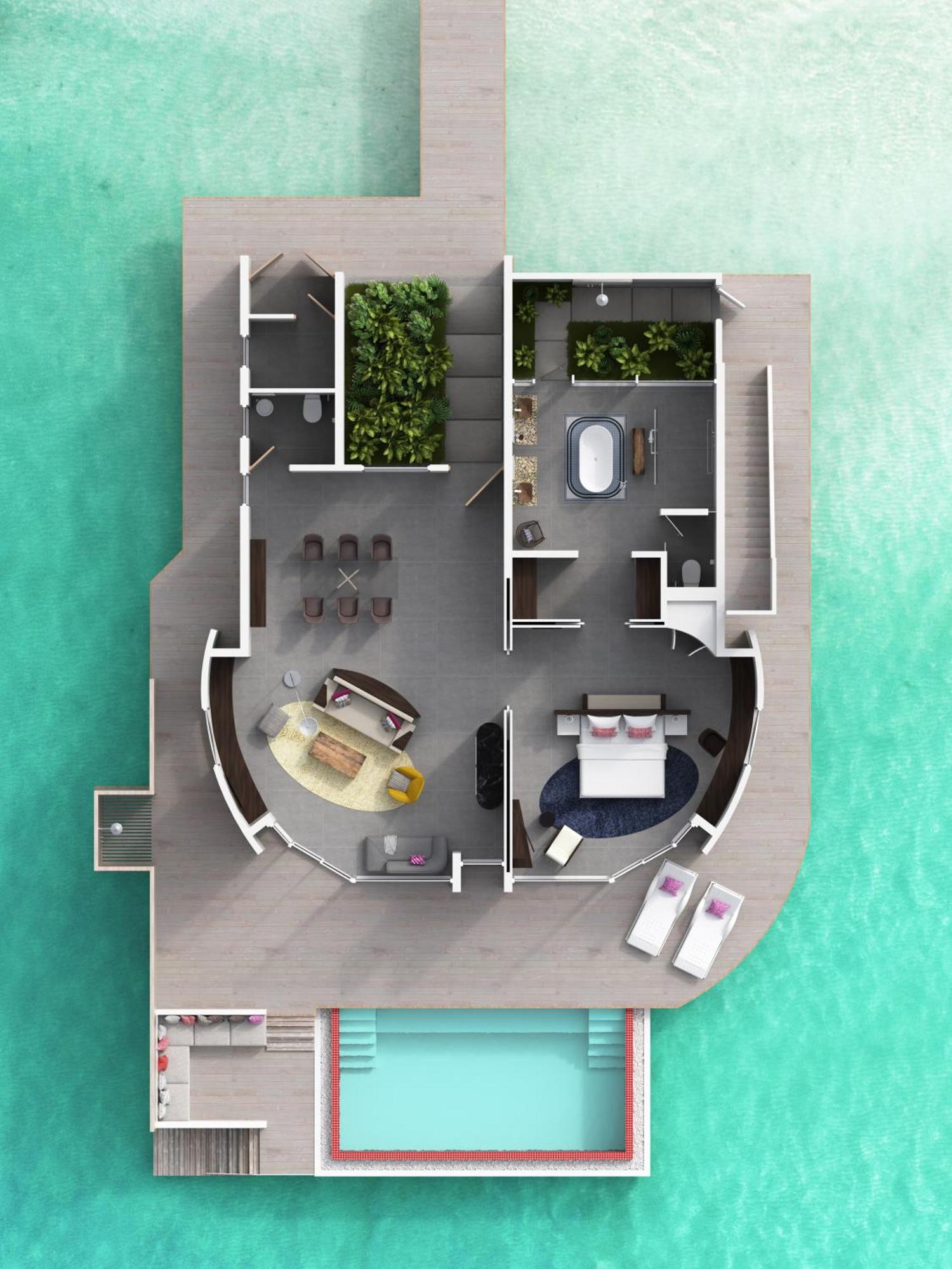 Jumeirah Olhahali Island Maldives Gaafaru Номер фото